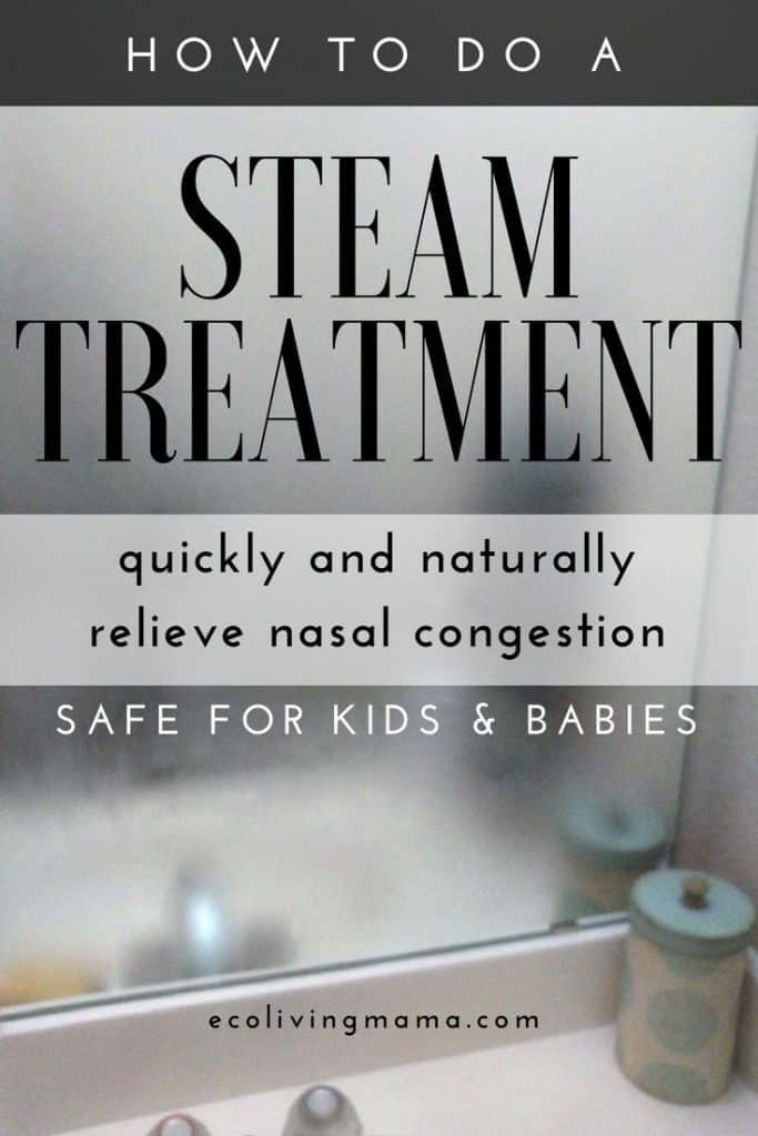 Super simple steam treatment to naturally relieve congestion Eco