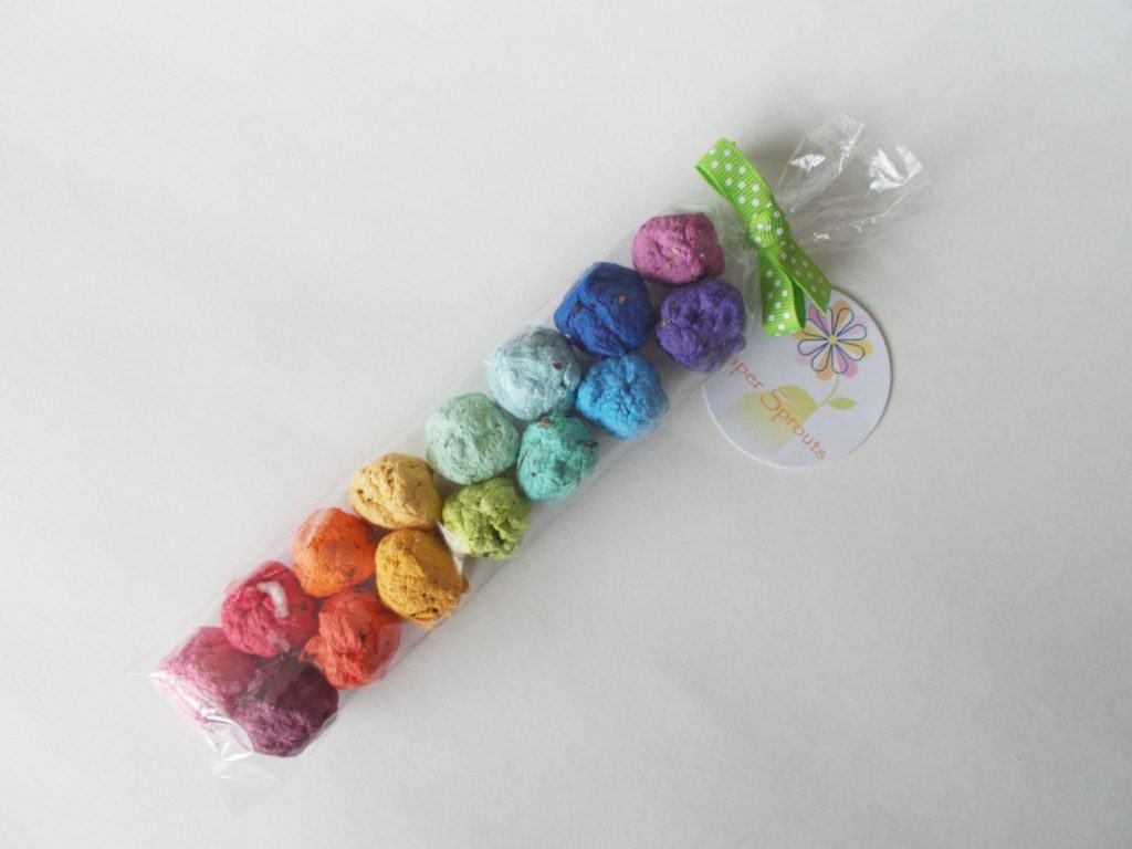 wildflower seed bombs Eco Living Mama