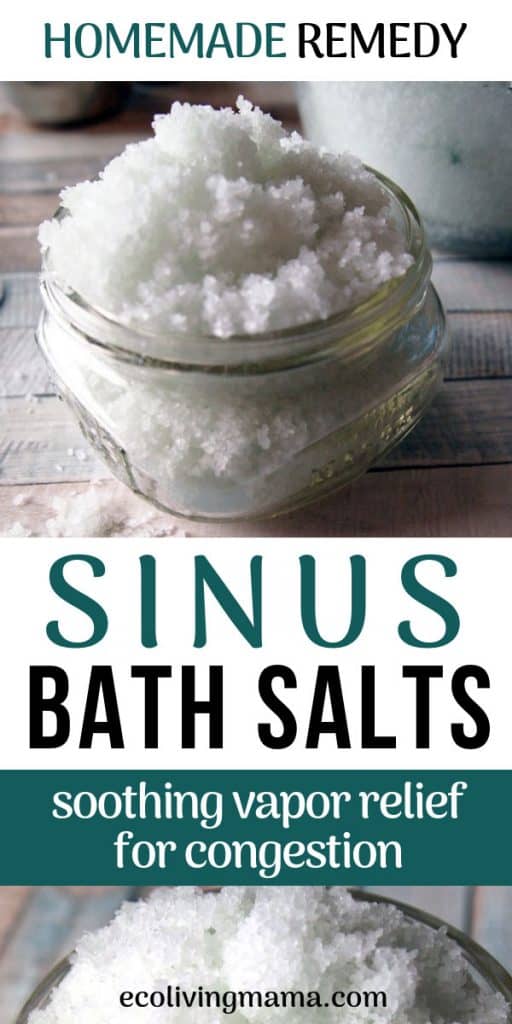 DIY Sinus Congestion Bath Soak for Natural Sinus Relief Eco Living Mama