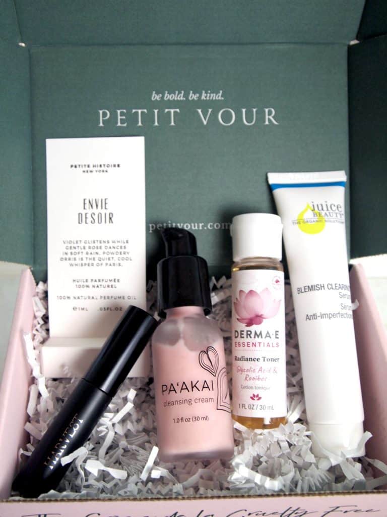 Petit Vour Review Cruelty Free and Natural Beauty Subscription Box
