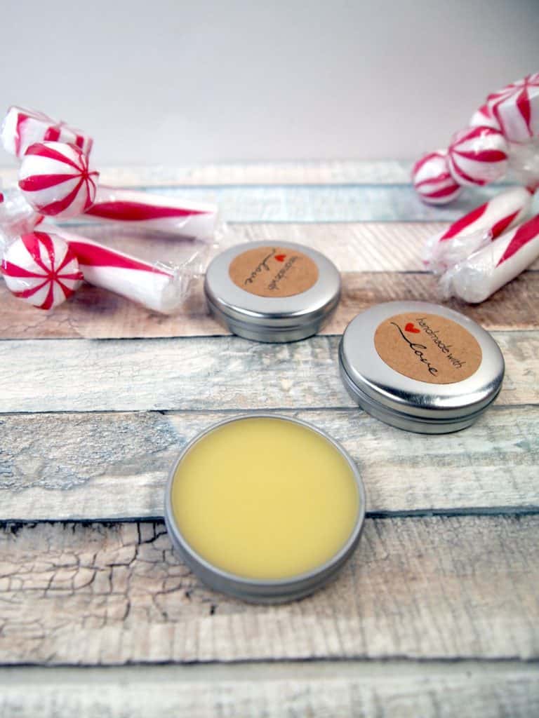Homemade Chocolate Mint Lip Balm Natural DIY Lip Care Eco Living Mama