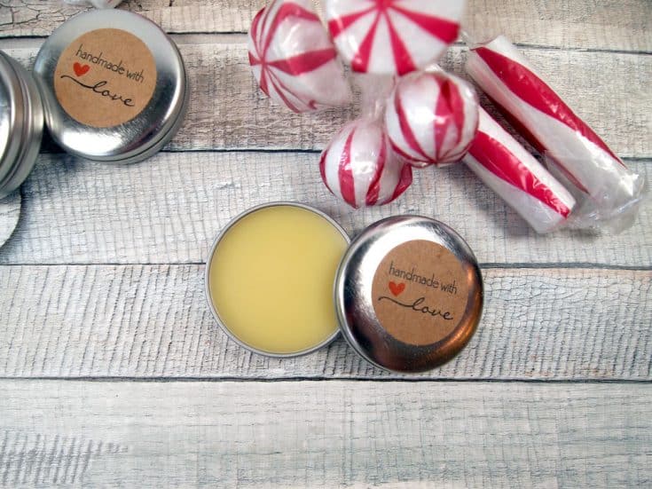 Homemade Chocolate Mint Lip Balm Natural DIY Lip Care Eco Living Mama