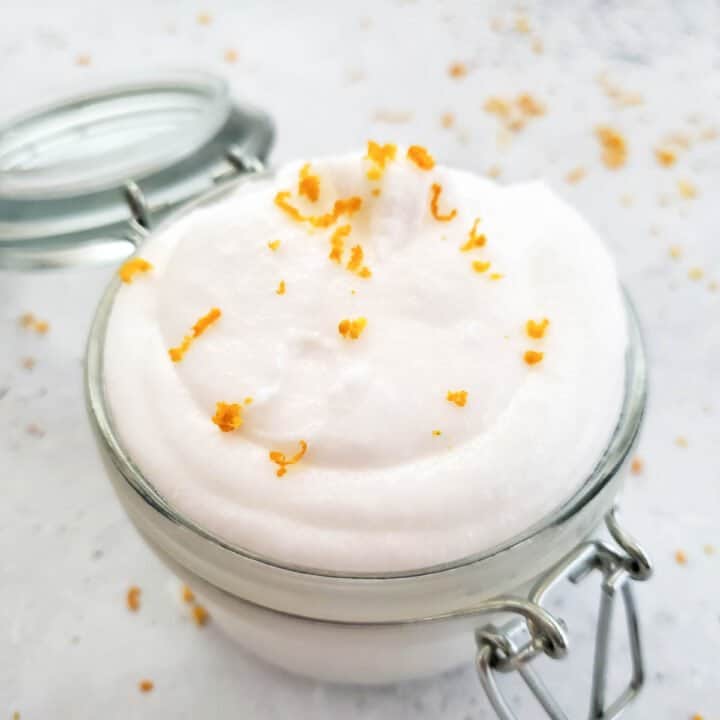 Grapefruit whipped scrub