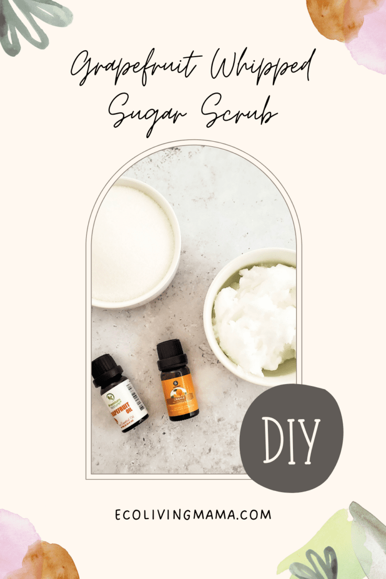 Easy Grapefruit Whipped Sugar Scrub Recipe Eco Living Mama
