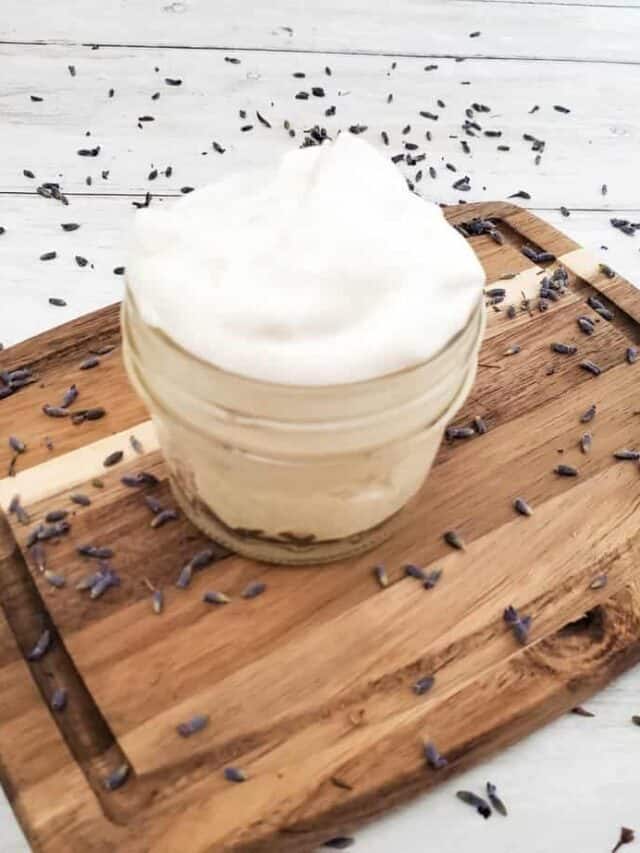 DIY Whipped Lavender Body Butter